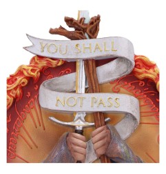Harry Potter - Le Seigneur des Anneaux décoration murale You Shall Not Pass 30 cm