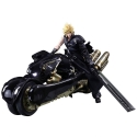 Final Fantasy VII Advent Children - Figurine Play Arts Kai Cloud Strife & Fenrir 28 cm