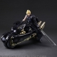 Final Fantasy VII Advent Children - Figurine Play Arts Kai Cloud Strife & Fenrir 28 cm