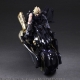 Final Fantasy VII Advent Children - Figurine Play Arts Kai Cloud Strife & Fenrir 28 cm