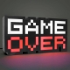 Autre - Veilleuse 8-BIT Game Over 30 cm