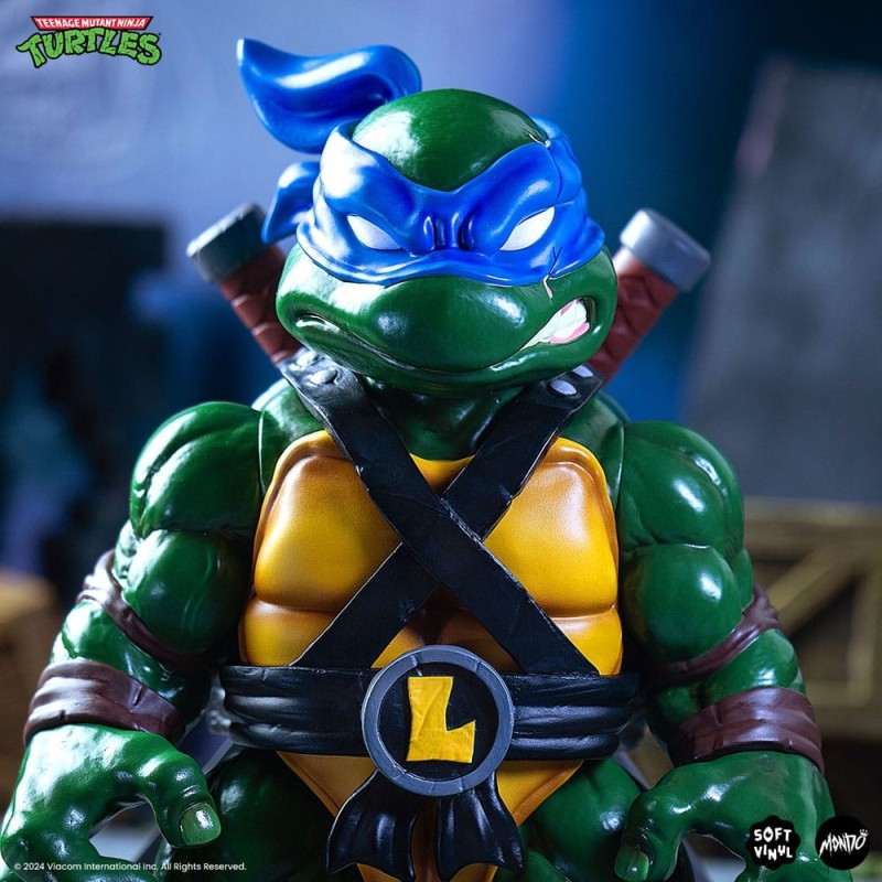Lot De 2 Grandes Figurines Tortues Ninja - 28 Cm Et 25 Cm - Playmates - Occasion