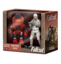 Fallout - Pack 2 figurines Set B Nukatron & Synth 7 cm