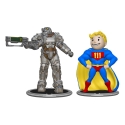 Fallout - Pack 2 figurines Set C T-60 & Vault Boy (Power) 7 cm
