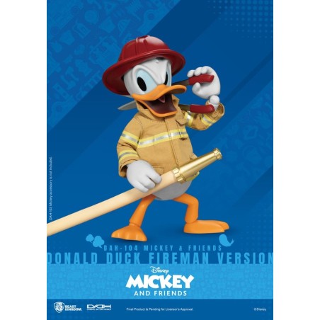 Mickey & Friends - Figurine Dynamic Action Heroes 1/9 Donald Duck Fireman Ver. 24 cm