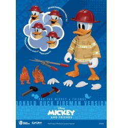 Mickey & Friends - Figurine Dynamic Action Heroes 1/9 Donald Duck Fireman Ver. 24 cm