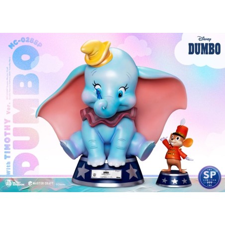 Disney - Dumbo statuette Master Craft Dumbo Special Edition (With Timothy Version) 32 cm