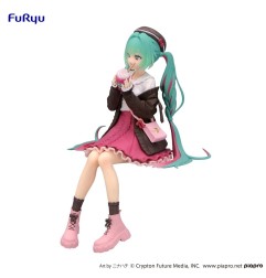 Hatsune Miku - Statuette PVC Noodle Stopper Autumn Date Pink Color Ver. 14 cm