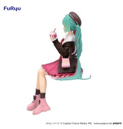 Hatsune Miku - Statuette PVC Noodle Stopper Autumn Date Pink Color Ver. 14 cm