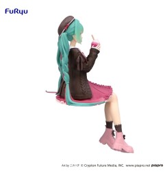 Hatsune Miku - Statuette Noodle Stopper Autumn Date Pink Color Ver. 14 cm
