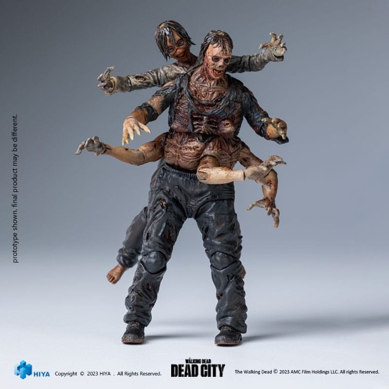 Walking Dead - The  figurine 1/18 Exquisite Mini Dead City Walker King 11 cm
