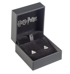 Harry Potter - Boucles d'oreille argent Deathly Hallow