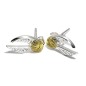 Harry Potter - Boucles d'oreille argent Golden Snitch Harry Potter - Boucles d'oreille argent Golden Snitch