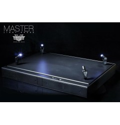 Autre - Master Light House présentoir vitrine acrylique avec éclairage pour figurines 1/6 (noir)