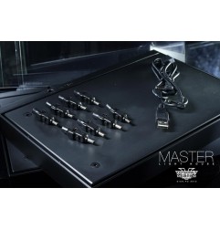 Autre - Master Light House présentoir vitrine acrylique avec éclairage pour figurines 1/6 (noir)