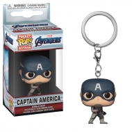 Avengers Endgame - Porte-clés Pocket POP! Captain America 4 cm