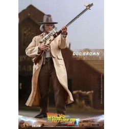 Retour vers le futur III - Figurine Movie Masterpiece 1/6 Doc Brown 32 cm