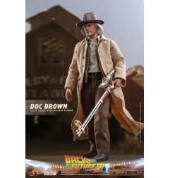 Retour vers le futur III - Figurine Movie Masterpiece 1/6 Doc Brown 32 cm