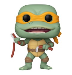 Tortues Ninja - POP! Movies Vinyl figurine Michelangelo Sausage Link Nunchucks 9 cm
