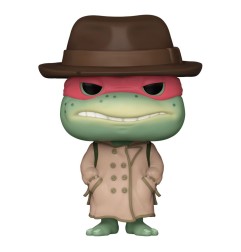Tortues Ninja - POP! Movies Vinyl figurine Raphael w/Coat & Hat 9 cm