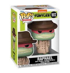 Tortues Ninja - POP! Movies Vinyl figurine Raphael w/Coat & Hat 9 cm