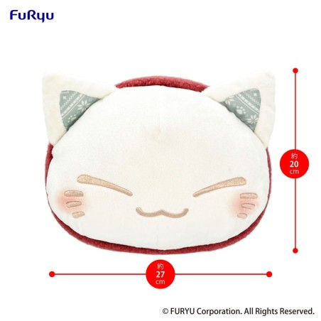 Nemuneko Cat - Peluche Red Scarf Ver. 30 cm
