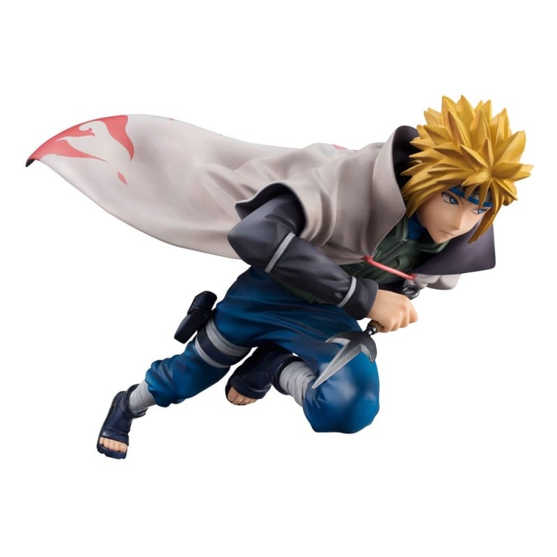 Figurine Naruto Shippuden Minato Namikaze 28cm PVC Collection Statue Anime Neuf