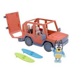 Bluey - Figurine et véhicule Bluey Family Cruiser