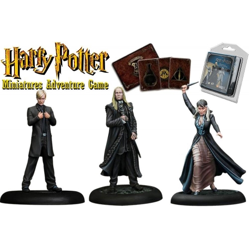 Harry Potter - Pack 3 figurines 35 mm Adventure Pack Malfoy Family