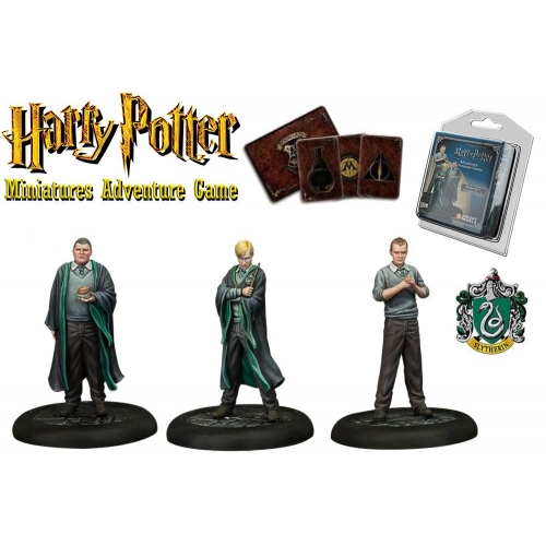 Harry Potter - Pack 3 figurines 35 mm Adventure Pack Slytherin Students *ANGLAIS*