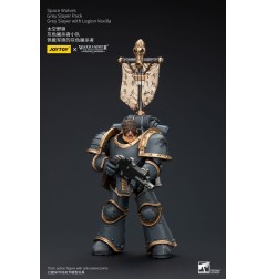 Warhammer - The Horus Heresy figurine 1/18 Space Wolves Grey Slayer Pack Grey Slayer With Legion Vexilla 12 cm