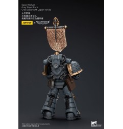 Warhammer - The Horus Heresy figurine 1/18 Space Wolves Grey Slayer Pack Grey Slayer With Legion Vexilla 12 cm