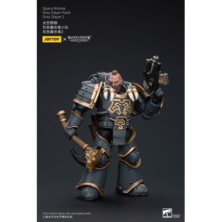 Warhammer The Horus Heresy - Figurine 1/18 Space Wolves Grey Slayer Pack Grey Slayer 2 12 cm