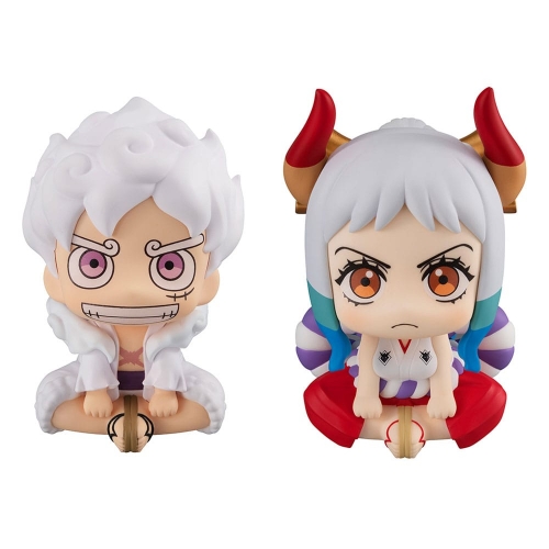 One Piece - Statuette Look Up Monkey D. Luffy Gear Fifth & Yamato 11 cm (With Gift)