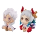 One Piece - Statuette Look Up Monkey D. Luffy Gear Fifth & Yamato 11 cm (With Gift)