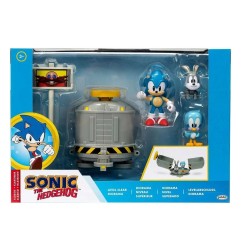Sonic The Hedgehog - Sonic - The Hedgehog Diorama playset Level Clear 6 cm