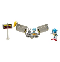 Sonic The Hedgehog - Diorama playset Level Clear 6 cm