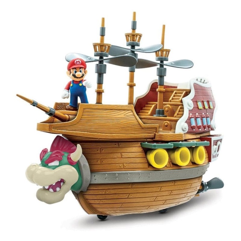 Super Mario - World of Nintendo  playset Bowser's Airship Deluxe
