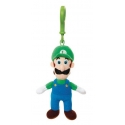 Super Mario - Porte-clés peluche Luigi 8 cm