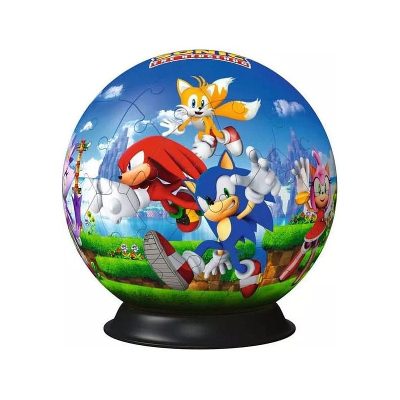 Sonic The Hedgehog - Sonic - The Hedgehog Puzzle 3D Characters Puzzle Ball (72 pièces)