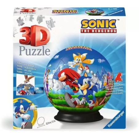 Sonic The Hedgehog - Puzzle 3D Characters Puzzle Ball (72 pièces)