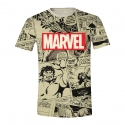 Marvel Comics - T-Shirt Sublimation Logo & Comic Panels