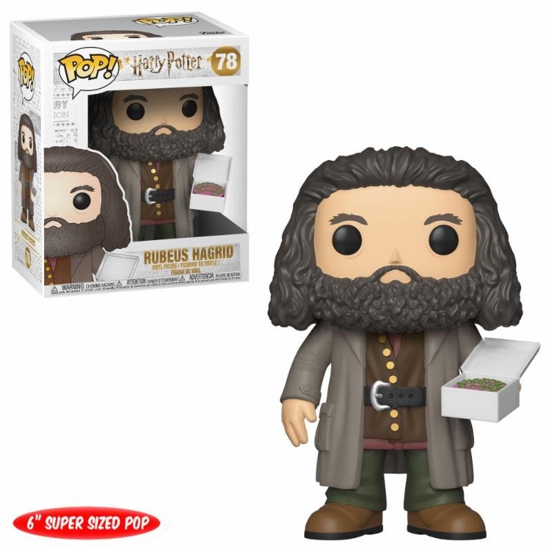 Harry Potter - Super Sized POP! Movies Vinyl Figurine Hagrid with Cake 14 cm