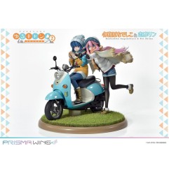 Laid-Back Camp - Statuette PVC 1/7 Prisma Wing Nadeshiko Kagamihara & Rin Shima 24 cm