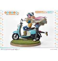 Laid-Back Camp - Statuette PVC 1/7 Prisma Wing Nadeshiko Kagamihara & Rin Shima 24 cm