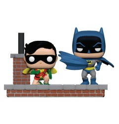 DC Comics - Batman 80th pack 2 POP Moment! Vinyl figurines Look Batman & Robin (1964) 9 cm