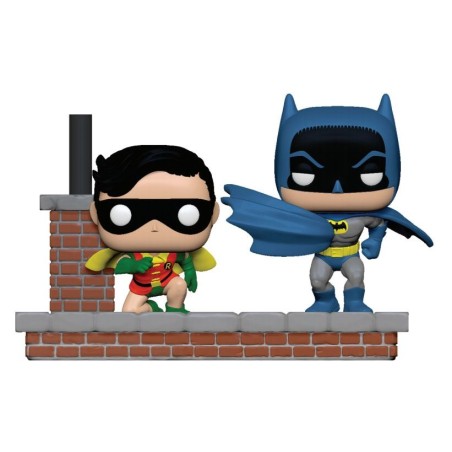DC Comics - Batman 80th pack 2 POP Moment! Vinyl figurines Look Batman & Robin (1964) 9 cm