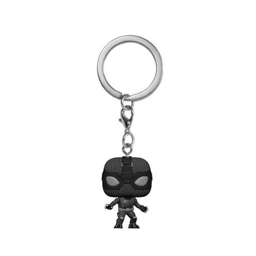 Spider-Man: Far From Home - Porte-clés Pocket POP! Spider-Man (Stealth Suit) 4 cm