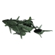 Mobile Suit Gundam The Origin - Figurine Cosmo Fleet Special Musai kai-class Valkyrie Re. 19 cm