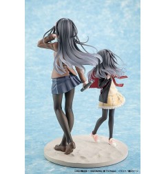 Rascal Does Not Dream of a Knapsack Kid - Statuette Mai Sakurajima High School Graduation Ver. & Knapsack Kid 19 cm